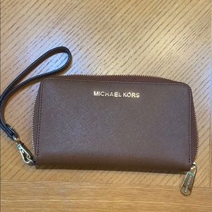 Michael Kors cell phone wristlet